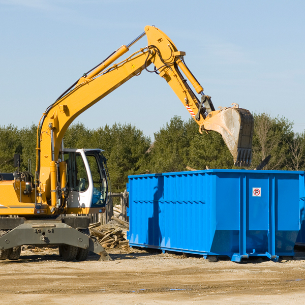 how many times can i have a residential dumpster rental emptied in Granite Hills